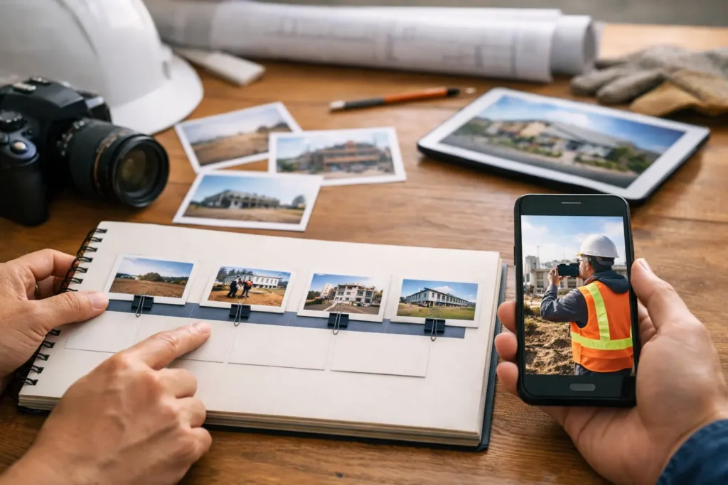 How to Build a Project Photo Timeline