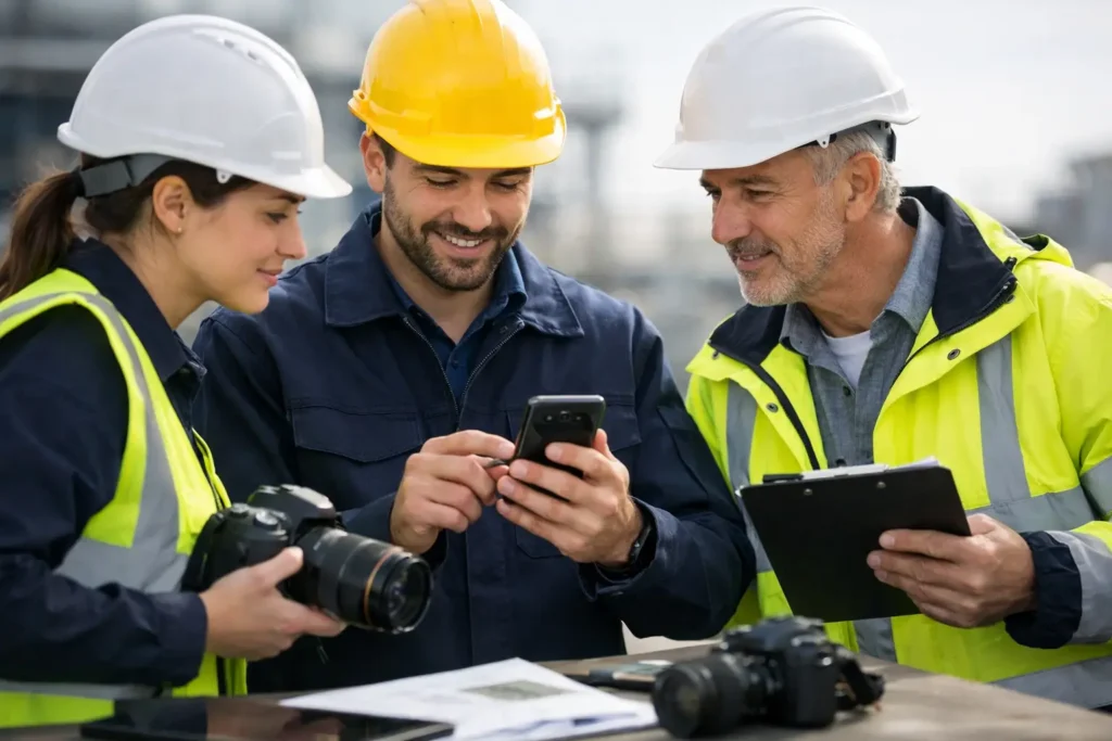 An Inspection Team Photo Workflow Example